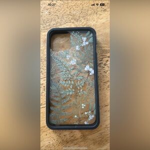 Floral Pela iPhone 14 Case with Black Border